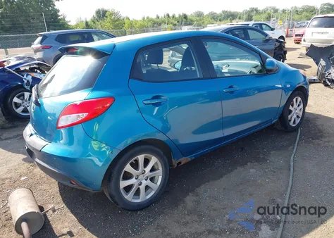 2012 Mazda Mazda2 Touring из США, поврежденный, VIN JM1DE1LZ4C0135800